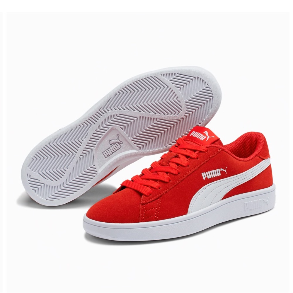 Youth Red Puma Shoes